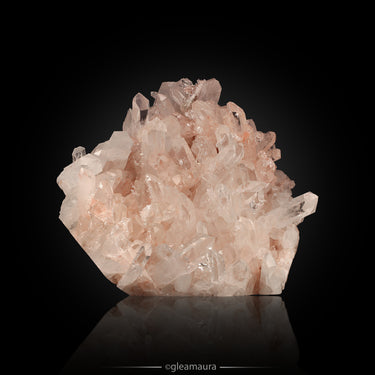 Pink Lemurian Quartz, natural mineral specimen from Santander Mine, Columbia