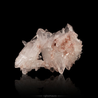 Pink Lemurian Quartz + Cluster, natural mineral specimen from Santander Mine, Colombia (view 1)