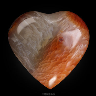 Carnelian Heart, natural mineral specimen