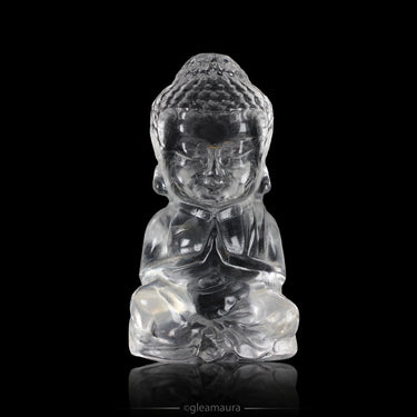 Clear Quartz Buddha, natural mineral specimen