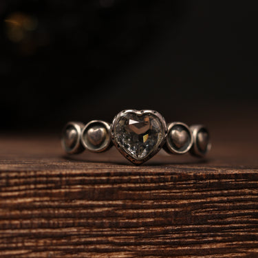 Clear Quartz Ring, gemstone jewellery (view 1)