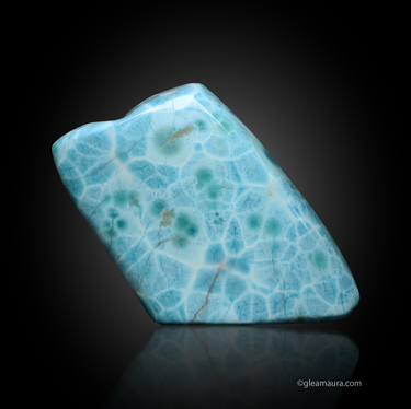 Larimar, natural mineral specimen from Filipinas Larimar Mines, Dominican Republic