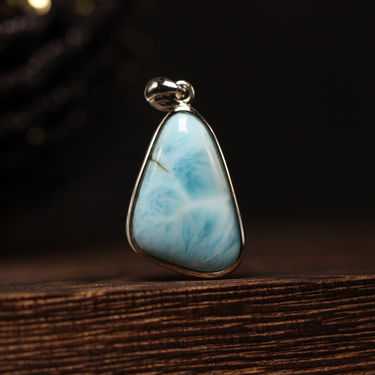 Larimar Pendant, gemstone jewellery