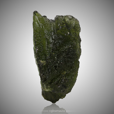 Moldavite, natural mineral specimen from Chlum nad Malší, Czech Republic