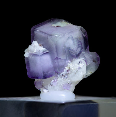 Porcelain Fluorite Cluster, natural mineral specimen (view 1)