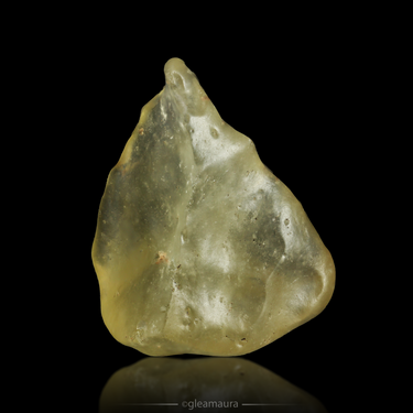 Libyan Desert Glass, natural mineral specimen from Libyan Desert Glass area, Egypt (view 1)