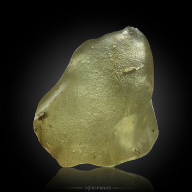 Libyan Desert Glass, natural mineral specimen from Libyan Desert Glass area, Egypt (view 1)