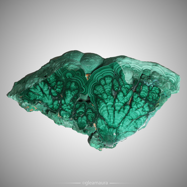 Malachite and Chrysocolla Slab, natural mineral specimen from Katanga Copper Crescent, DR Congo (view 1)