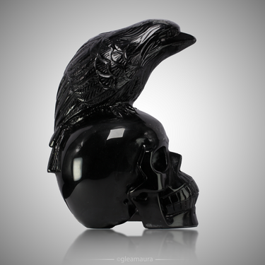 Black Obsidian, natural mineral specimen from Mexico