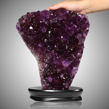 Amethyst with Cacoxenite Inclusions 8.22KG, natural mineral specimen from Sul, Brazil (view 1)