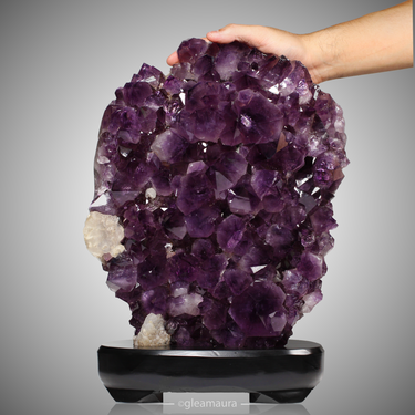 Amethyst with Calcite 15.84KG, natural mineral specimen from Sul, Brazil (view 1)