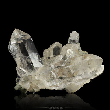 Himalayan Quartz Cluster, natural mineral specimen (view 1)