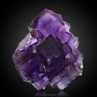 Fluorite, natural mineral specimen from Aksu Mine, China