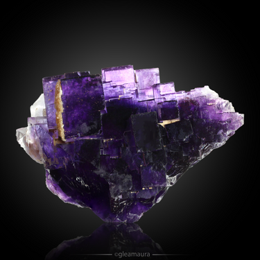 Fluorite, natural mineral specimen from Aksu Mine, China
