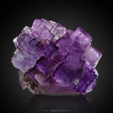 Fluorite, natural mineral specimen from Aksu Mine, China