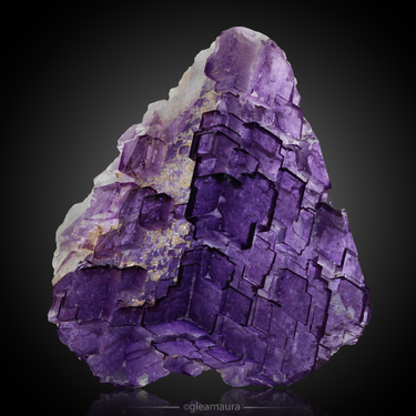 Fluorite, natural mineral specimen from Aksu Mine, China
