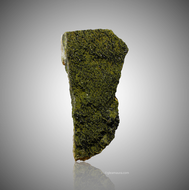 Epidote in Quartz ~ Forest Epidote, natural mineral specimen from Hakkâri District, Turkey