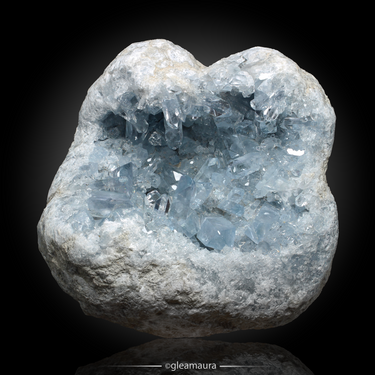 Celestite, natural mineral specimen from Sakoany deposit, Madagascar