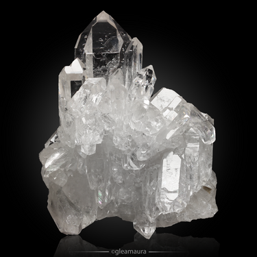 Quartz, natural mineral specimen from Ron Coleman Mine, Arkansas (view 1)