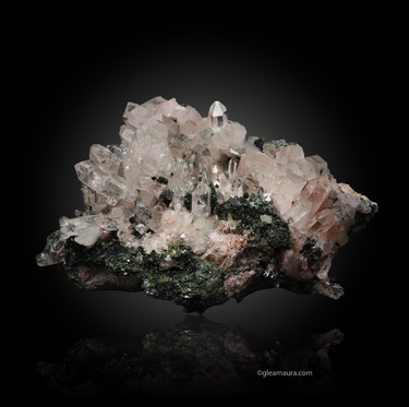 Pink Lemurian Quartz, natural mineral specimen from Santander, Colombian