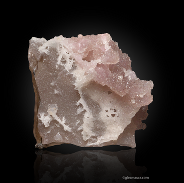 Crystallized Rose Quartz, natural mineral specimen from Pitorro Claim, Brazil (view 1)
