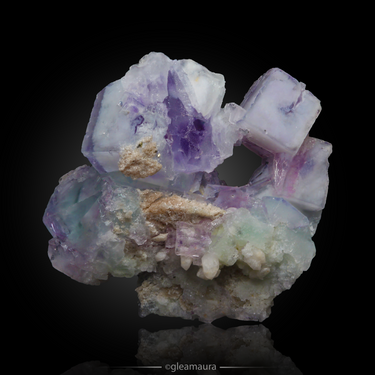 Porcelain Fluorite, natural mineral specimen from Yaogangxian Mine, China