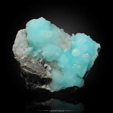 Blue Aragonite, natural mineral specimen from Malipo Mine, China