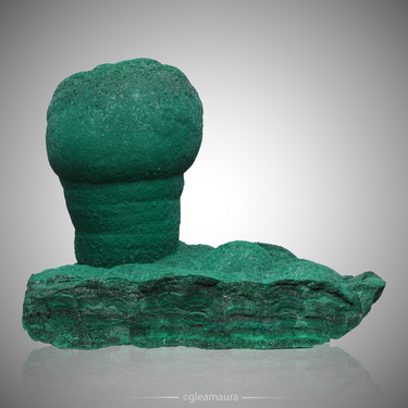 Malachite, natural mineral specimen from Congo Mine, Congo