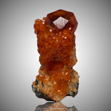 Spessartine Garnet, natural mineral specimen from Wushan Mine, China
