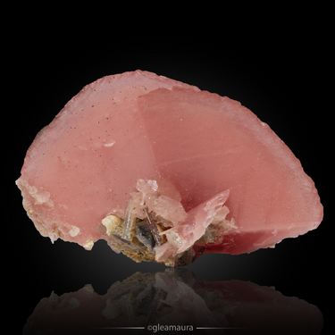 Rhodochrosite, natural mineral specimen from Wutong Mine, China (view 1)