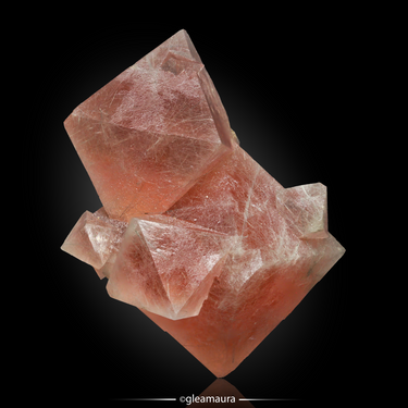 Fluorite with Byssolite Inclusions, natural mineral specimen from Huanggang Mines, Inner Mongolia A.R. China (view 1)