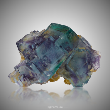 Fluorite, natural mineral specimen from Yaogangxian Mine, China