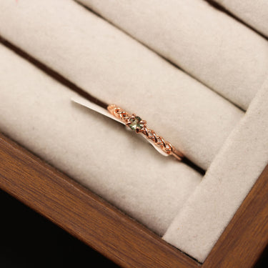 Moldavite Ring, gemstone jewellery