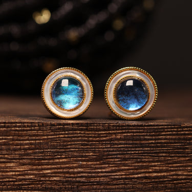 Butterfly Wing Earring, gemstone jewellery (view 1)
