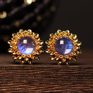 Butterfly Wing Earring, gemstone jewellery (view 1)