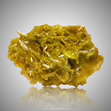 Pyromorphite, natural mineral specimen from Daoping Mine, China (view 1)