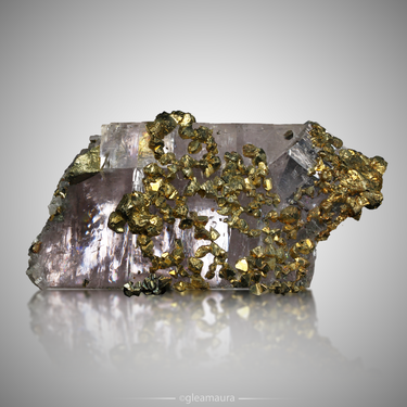 Dolomite with Pyrite, natural mineral specimen from Yuncheng, China (view 1)