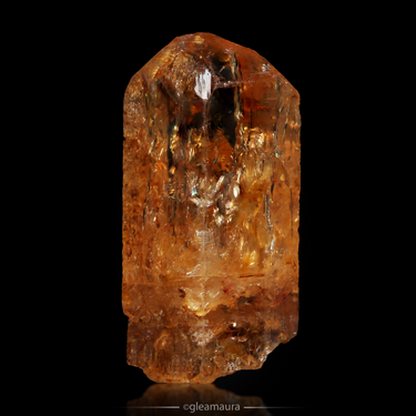 Imperial Topaz, natural mineral specimen from Karengerenge village, Zambia