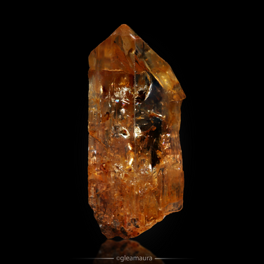 Imperial Topaz, natural mineral specimen from Karengerenge village, Zambia