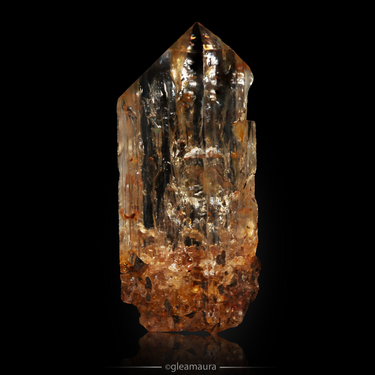 Imperial Topaz, natural mineral specimen from Karengerenge village, Zambia