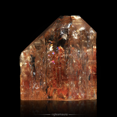 Imperial Topaz, natural mineral specimen from Karengerenge village, Zambia