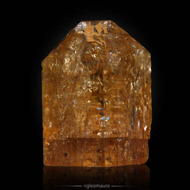 Imperial Topaz, natural mineral specimen from Karengerenge village, Zambia
