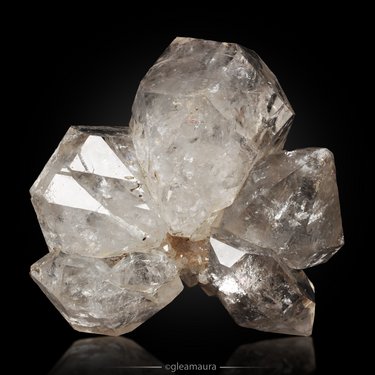 Quartz "Diamond Cluster", natural mineral specimen from Yiliang County, China (view 1)