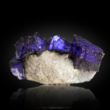 Fluorite, natural mineral specimen from Elmwood Mine, USA (view 1)