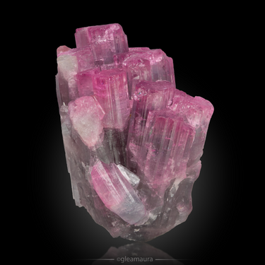 Tourmaline, natural mineral specimen from Cruzeiro Mine, Brazil