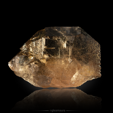 Gwindel Quartz, natural mineral specimen from Chamonix, France (view 1)
