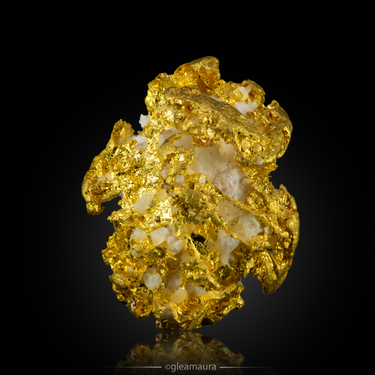 Italy Gold, natural mineral specimen from Brusson Mine, Italy