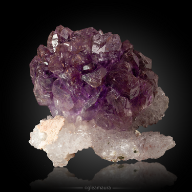 Amethyst, natural mineral specimen from Kattumunnur Mines, India