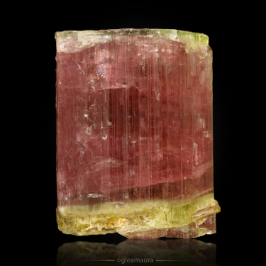 Tourmaline, natural mineral specimen from Himalaya Mine, USA (view 1)