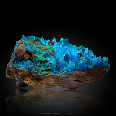 Chalcanthite, natural mineral specimen from Planet Mine, USA